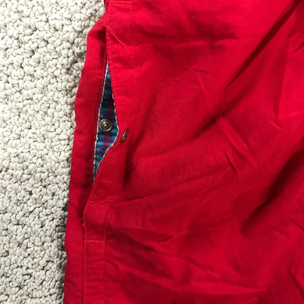 Big Dogs Mens Red Swim Trunks Board Shorts Mesh Lined Size 1X Nylon Athletic